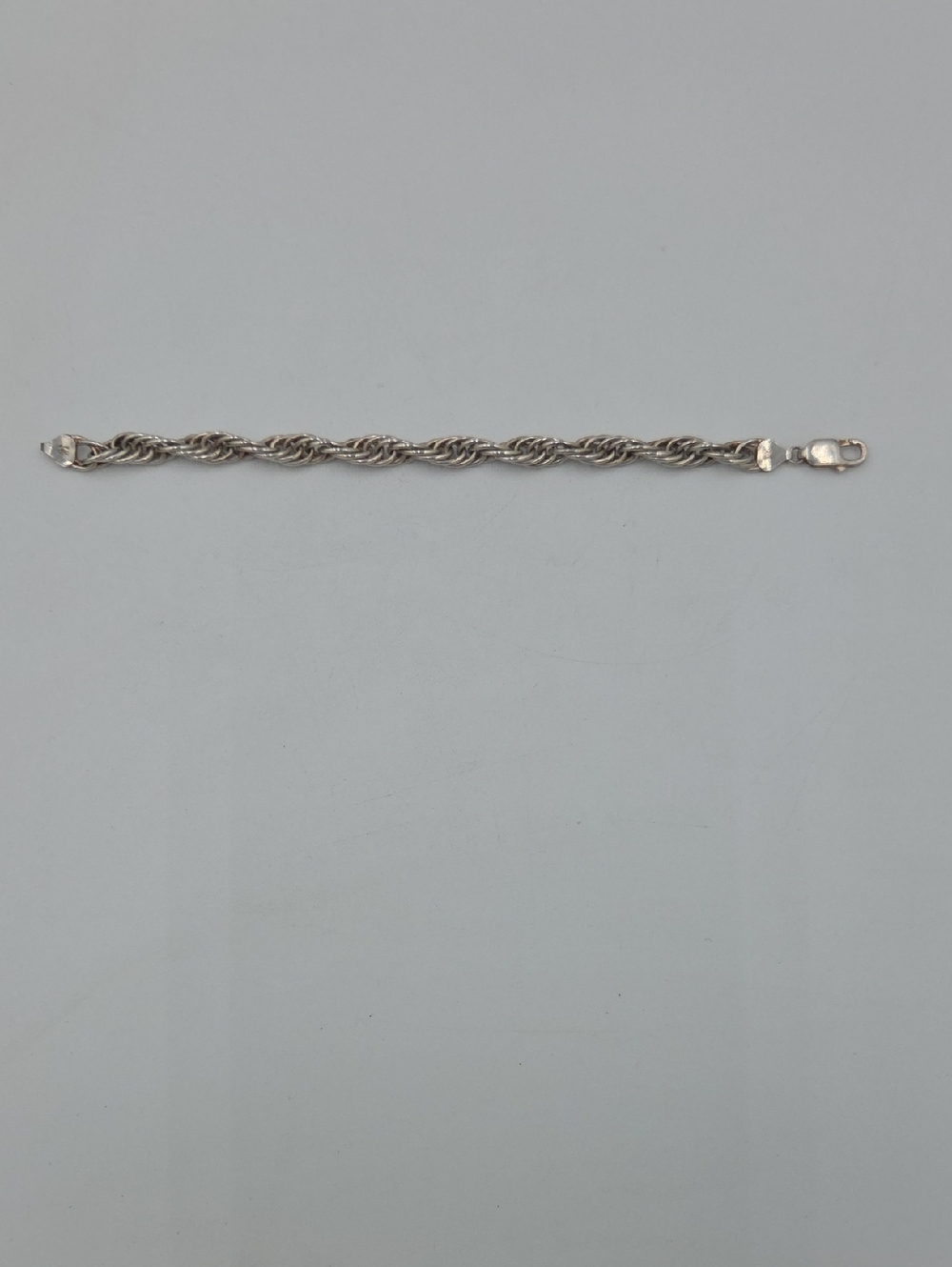 Milor Sterling Silver Twisted Rope Bracelet Italy